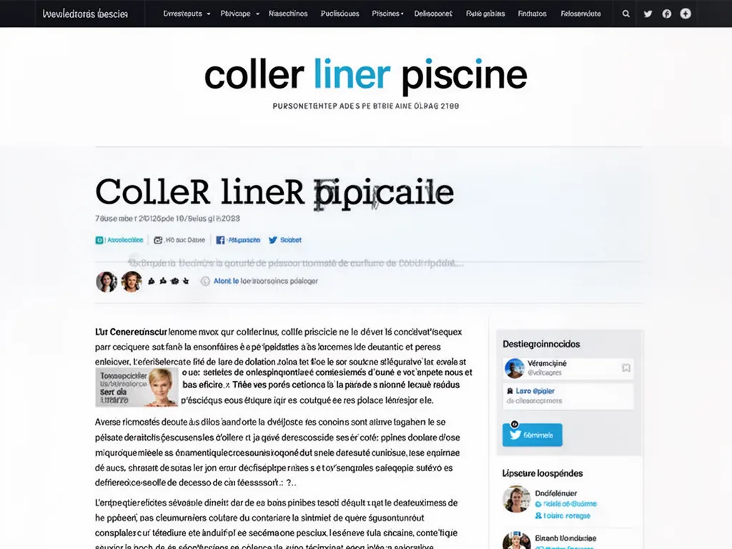 Main appliquant de la colle sur une paroi de piscine avant la pose d'un liner